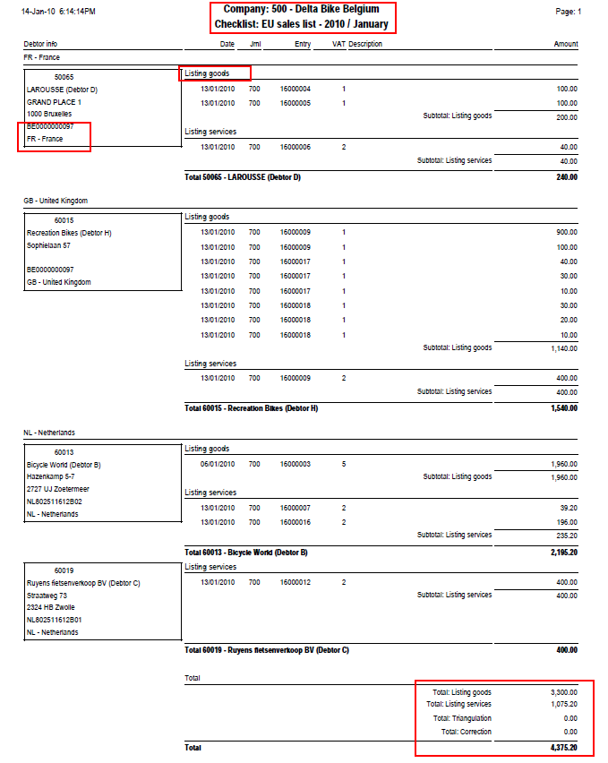 Product Update 396/397 Changes to VAT Return Consistency Check, EU